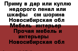 Приму в дар или куплю недорого пенал или шкафы 50см шорина - Новосибирская обл. Мебель, интерьер » Прочая мебель и интерьеры   . Новосибирская обл.